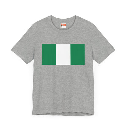 Nigeria Flag on T-shirt