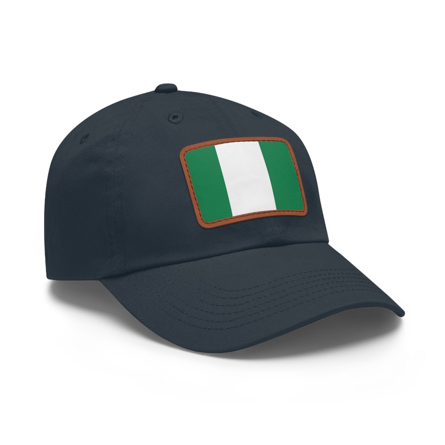 Nigeria Leather Patch Hat