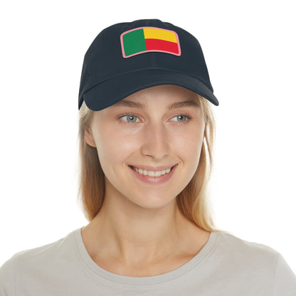 Benin Leather Patch Hat