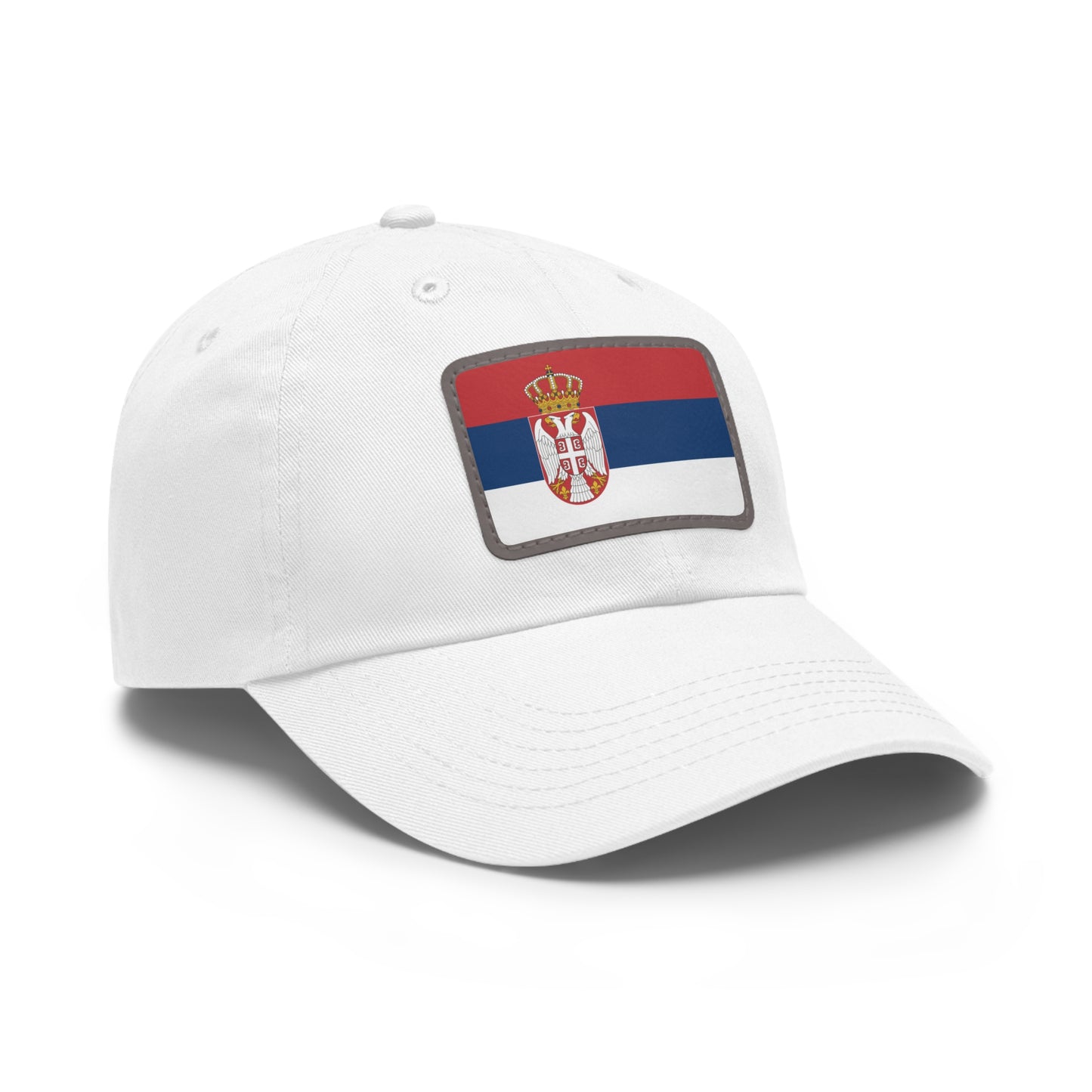 Serbia Leather Patch Hat