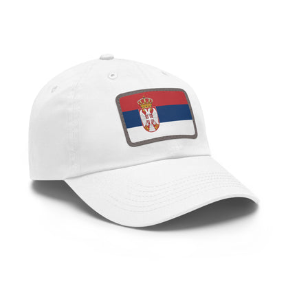 Serbia Leather Patch Hat