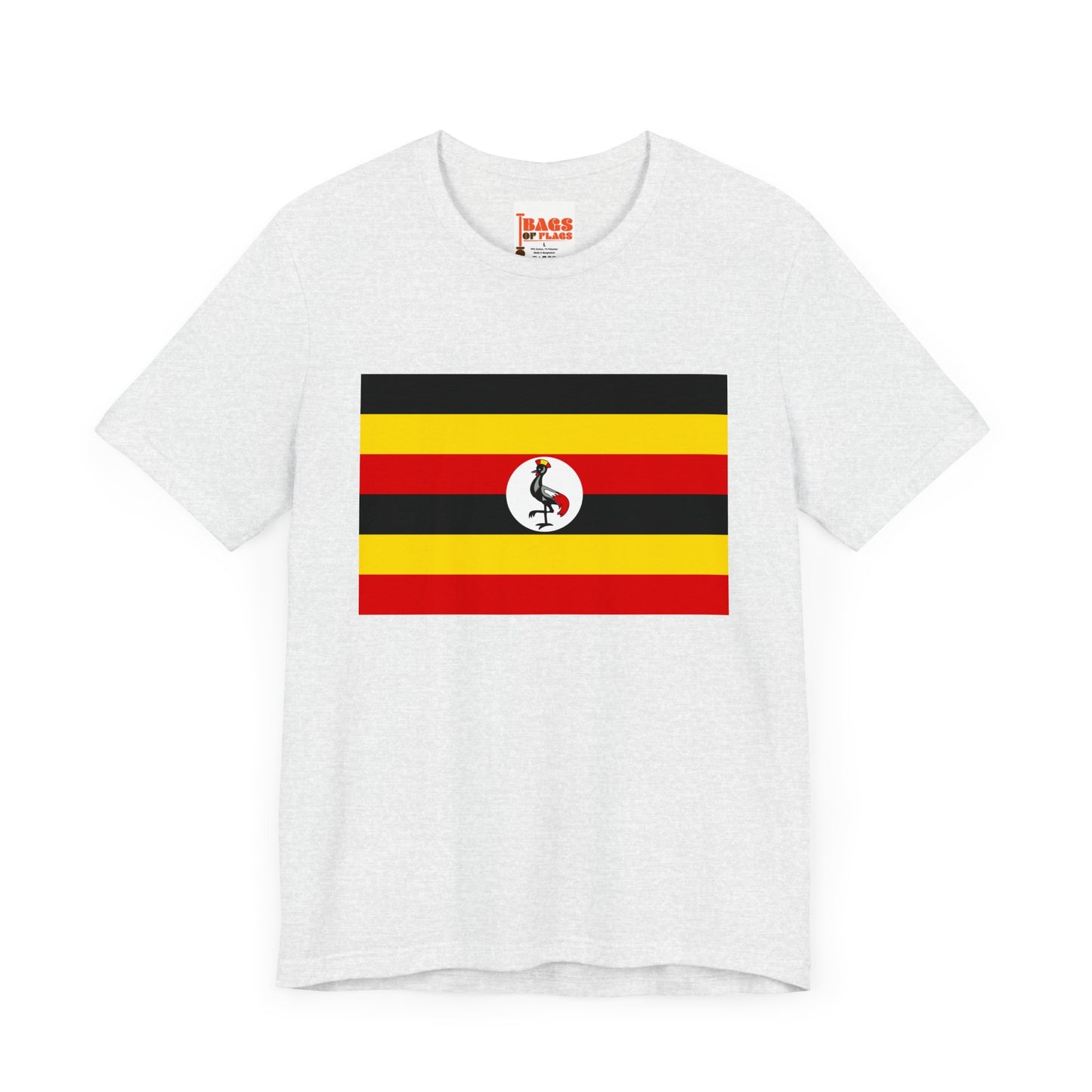 Uganda Flag on T-shirt