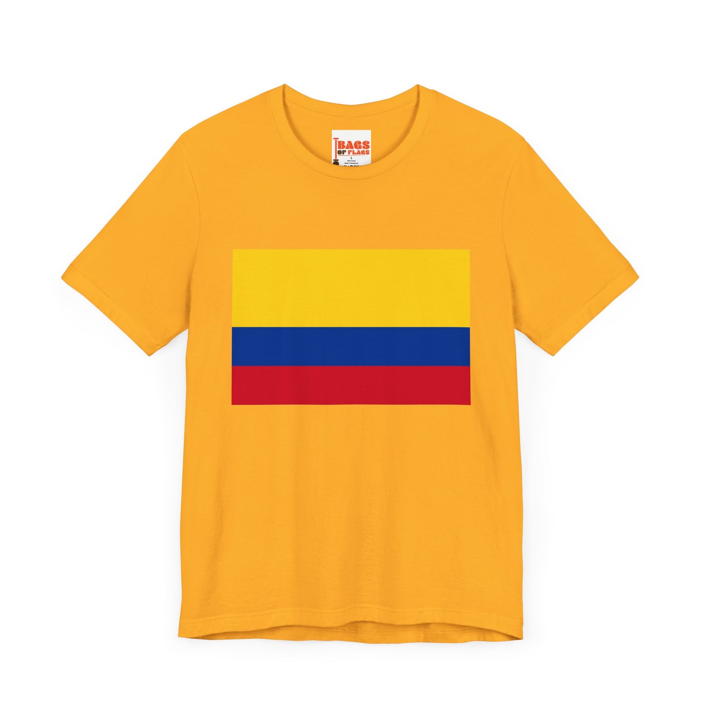 Colombia Flag on T-shirt