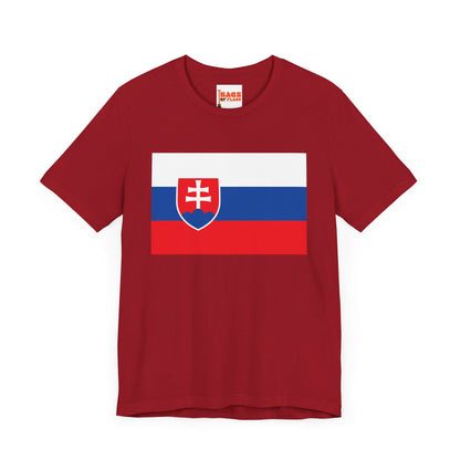 Slovakia Flag on T-shirt