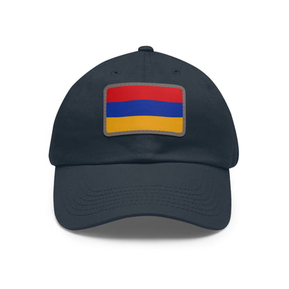 Armenia Leather Patch Hat
