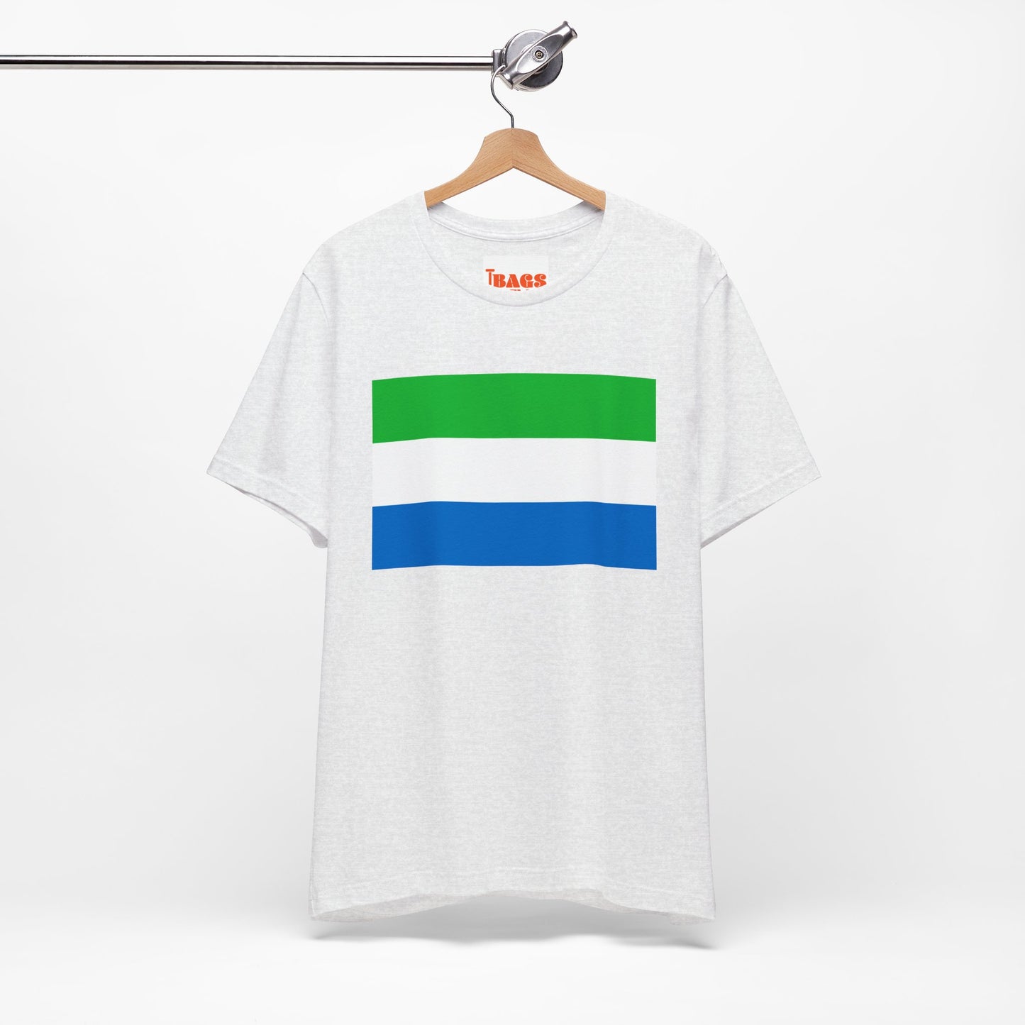 Sierra Leone Flag on T-shirt