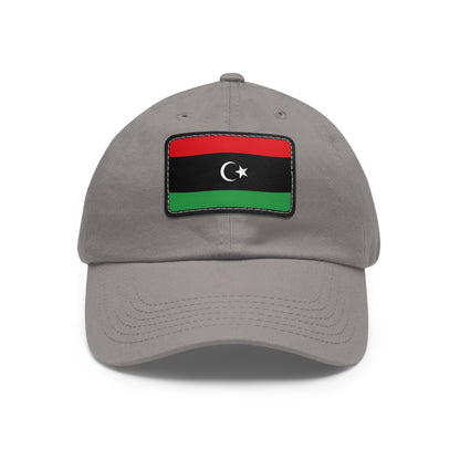Libya Leather Patch Hat