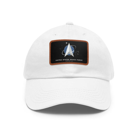 US Space Force Leather Patch Hat