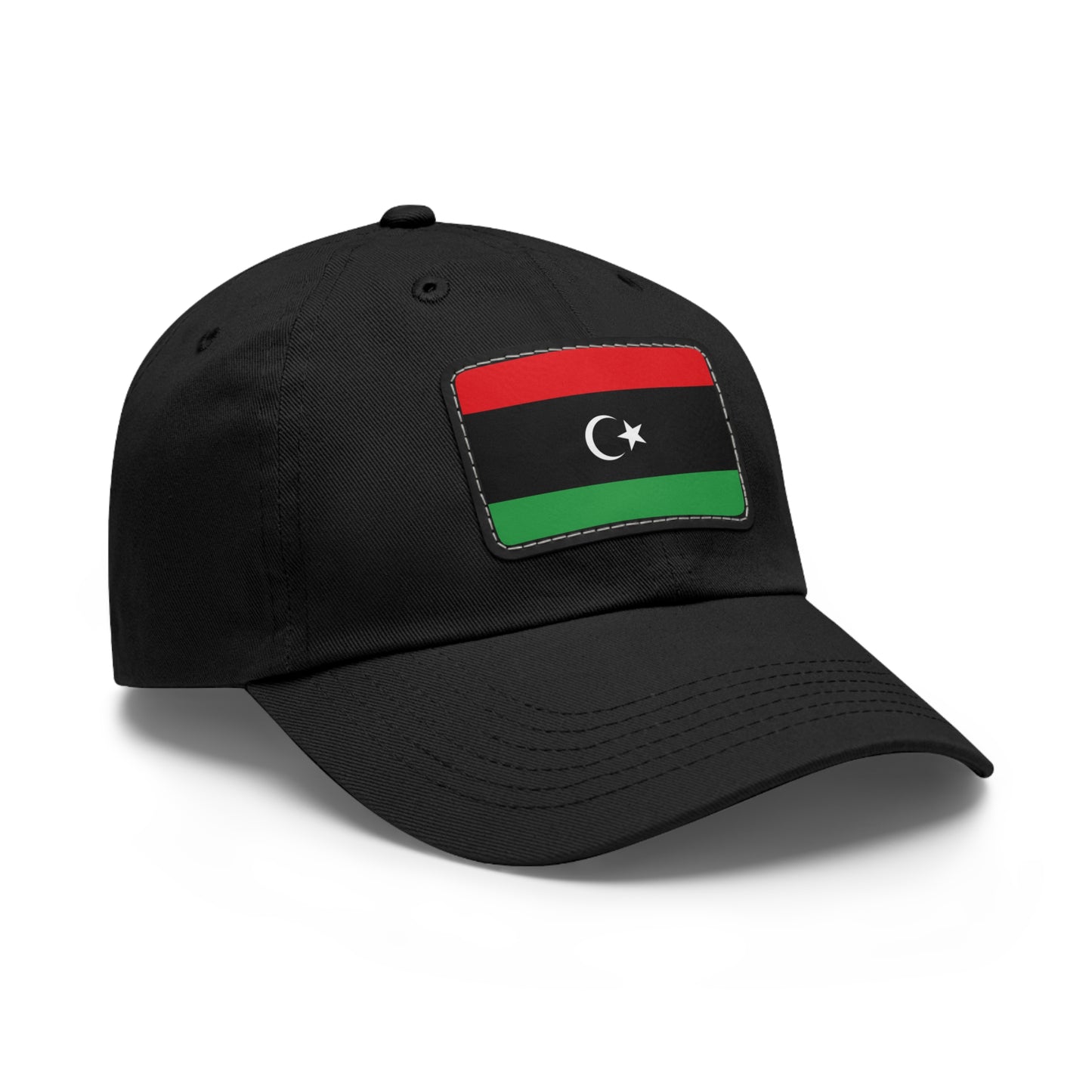 Libya Leather Patch Hat