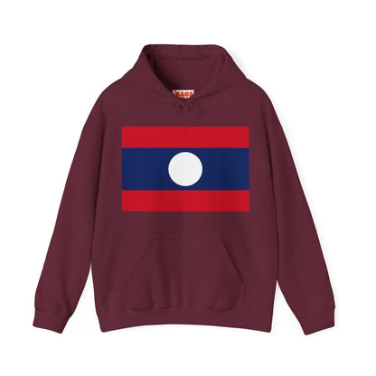 Laos Flag Hoodie