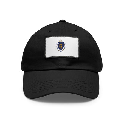Massachusetts Leather Patch Hat