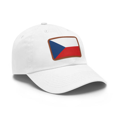 Czech Republic Leather Patch Hat