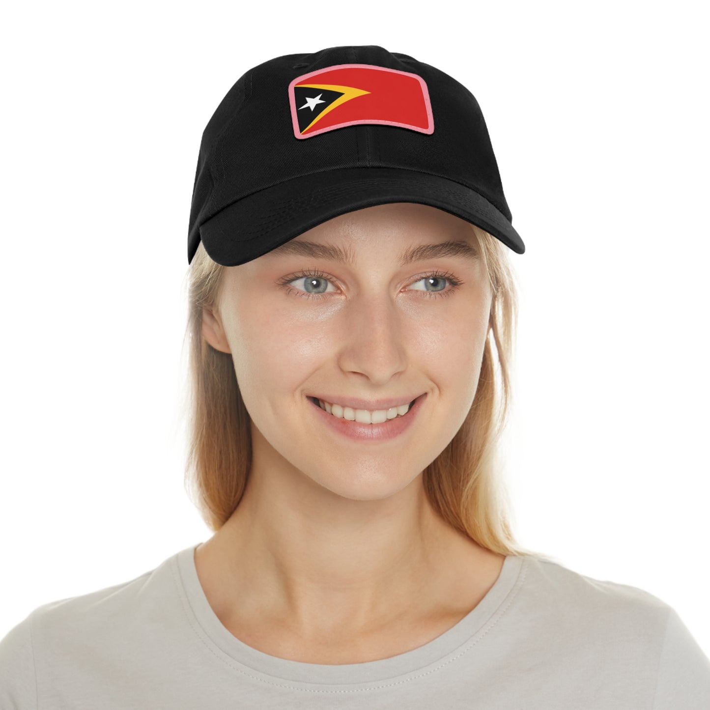 East Timor Leather Patch Hat