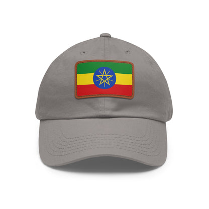 Ethiopia Leather Patch Hat