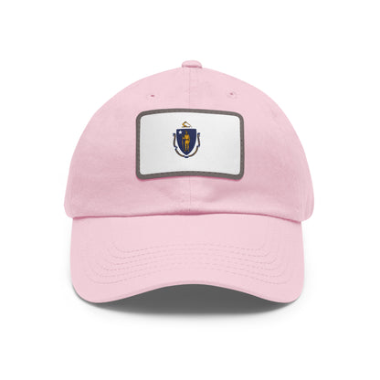 Massachusetts Leather Patch Hat