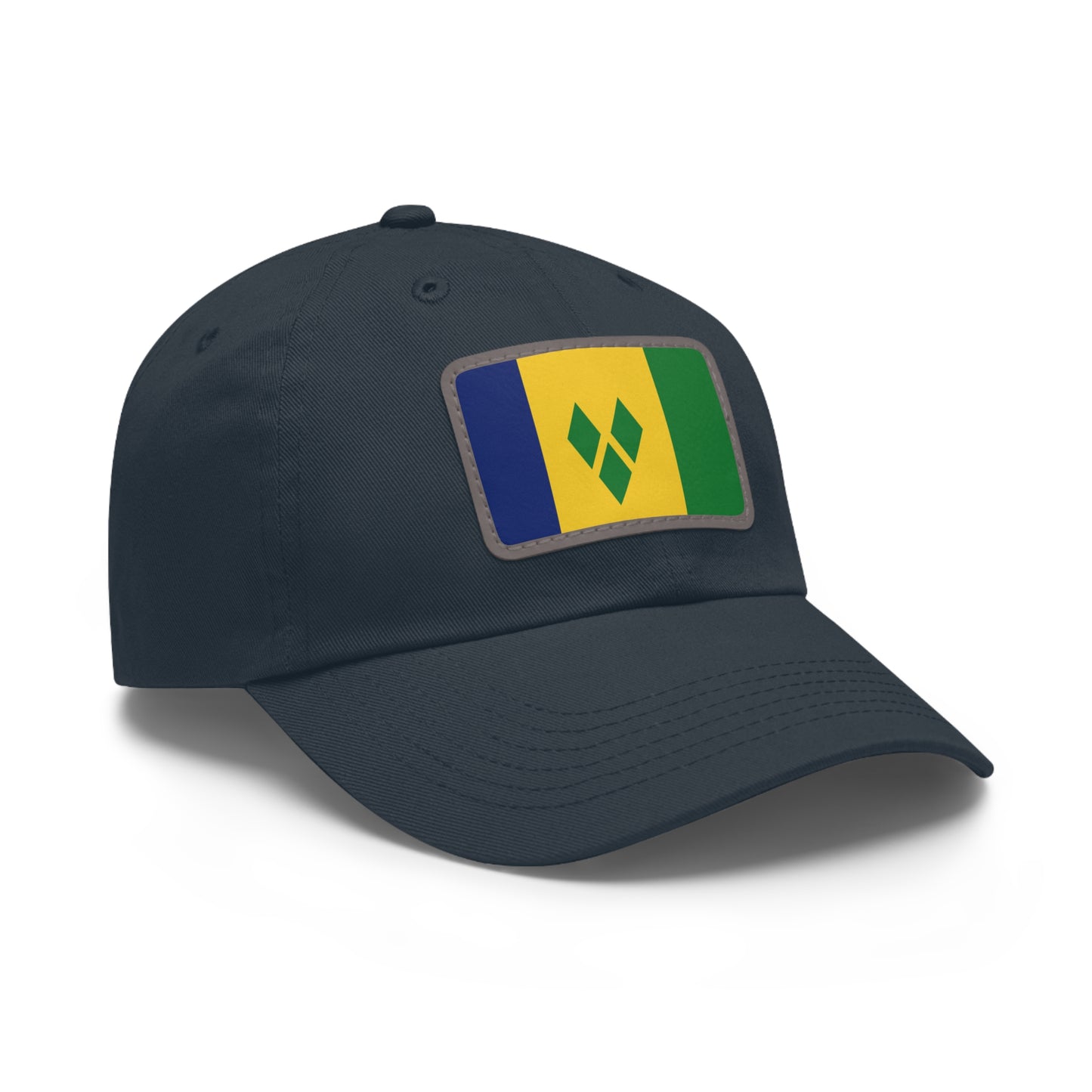 Saint Vincent and the Grenadines Leather Patch Hat