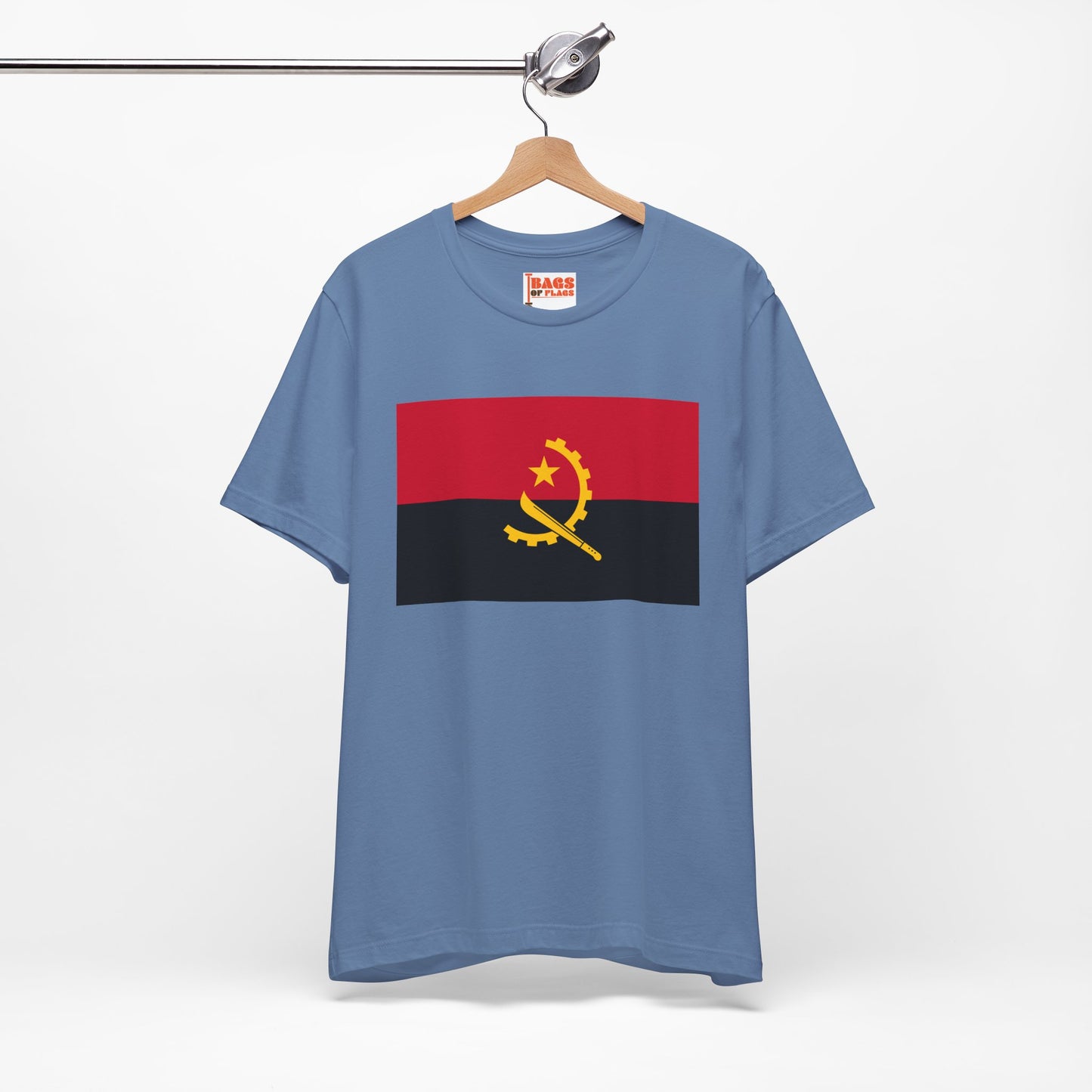Angola Flag on T-shirt