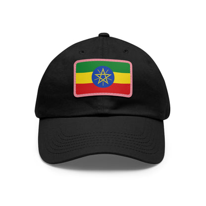 Ethiopia Leather Patch Hat