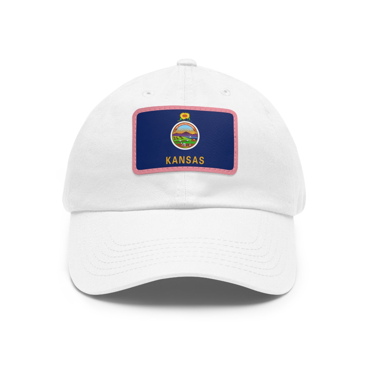 Kansas Leather Patch Hat