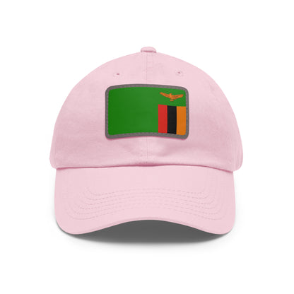 Zambia Leather Patch Hat