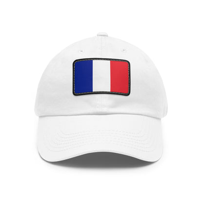 France Leather Patch Hat