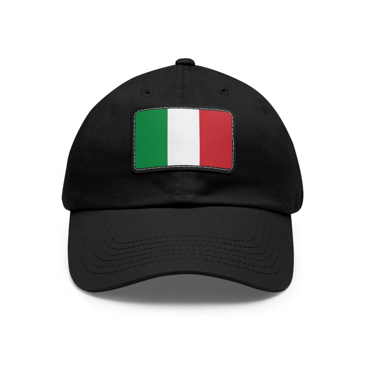Italy Leather Patch Hat