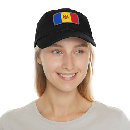 Moldova Leather Patch Hat