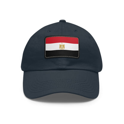 Egypt Leather Patch Hat
