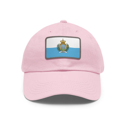 San Marino Leather Patch Hat