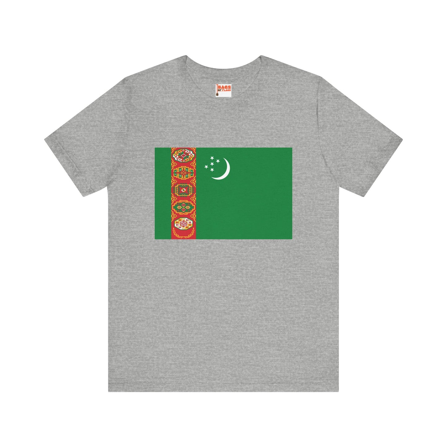 Turkmenistan Flag on T-shirt