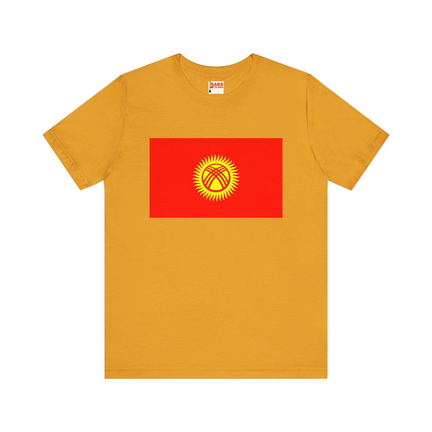 Kyrgyzstan Flag on T-shirt