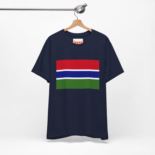 The Gambia Flag on T-shirt