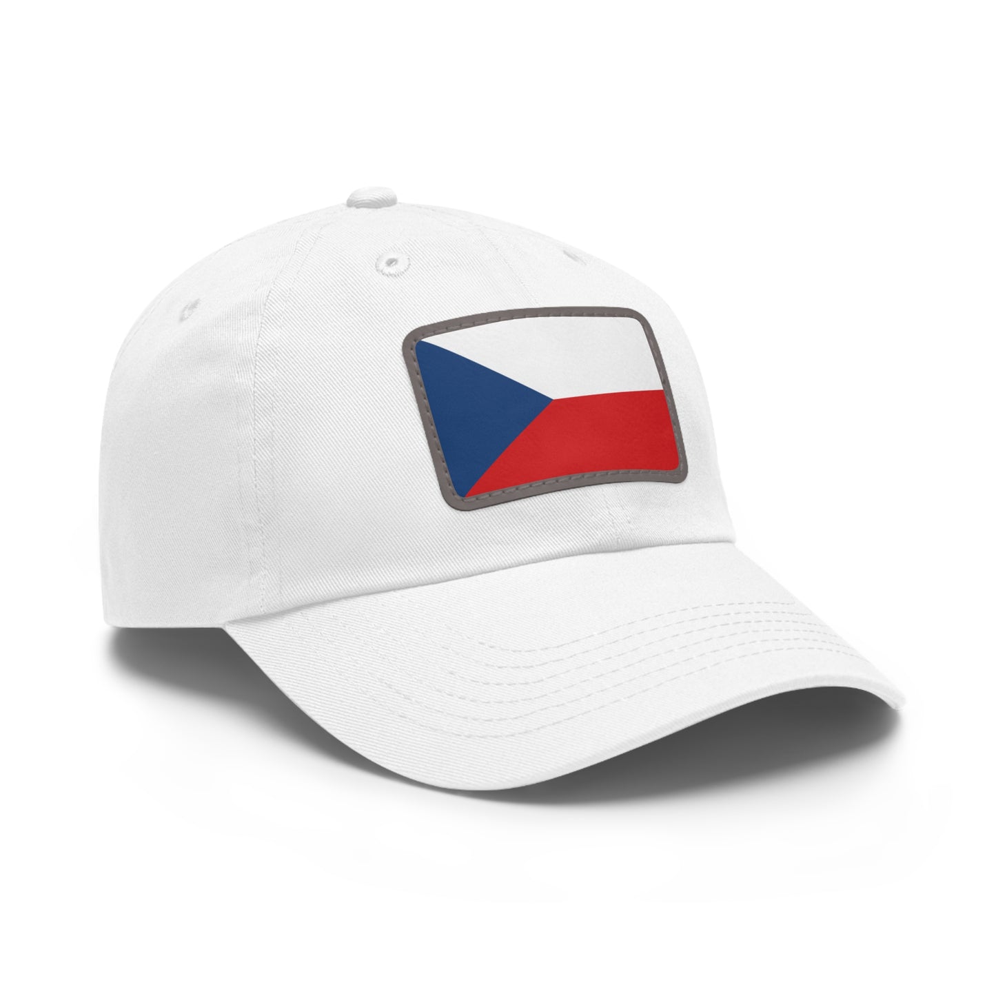 Czech Republic Leather Patch Hat