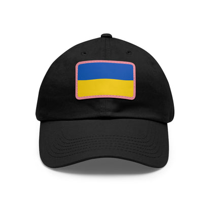 Ukraine Leather Patch Hat