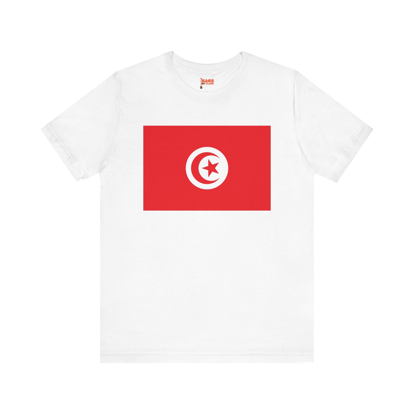 Tunisia Flag on T-shirt