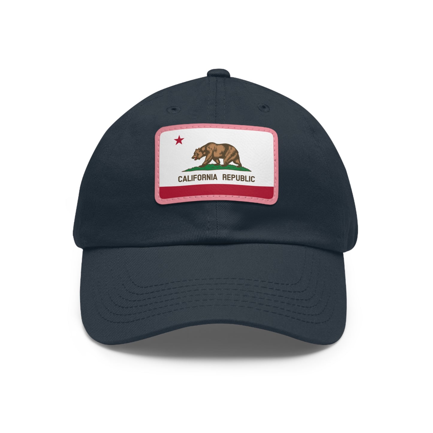California Leather Patch Hat