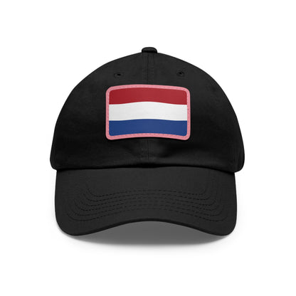 Netherlands Leather Patch Hat