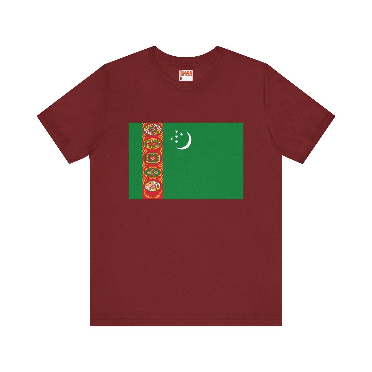Turkmenistan Flag on T-shirt