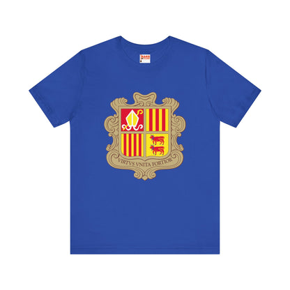 Andorra Coat-of-Arms Inspired T-shirt