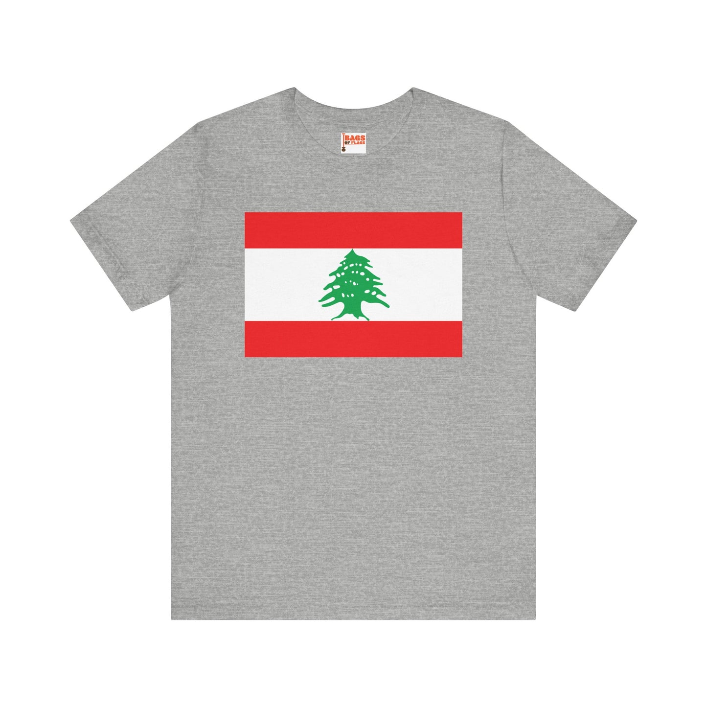 Lebanon Flag on T-shirt