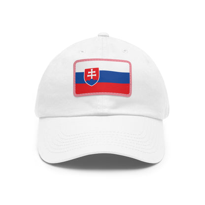 Slovakia Leather Patch Hat