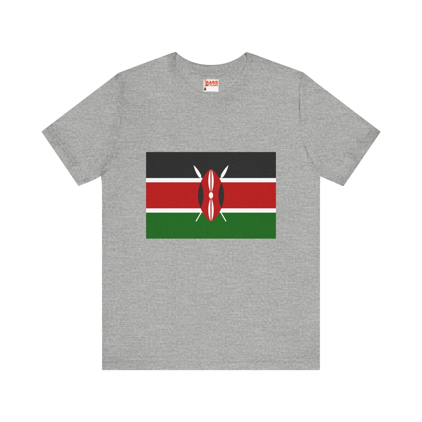 Kenya Flag on T-shirt