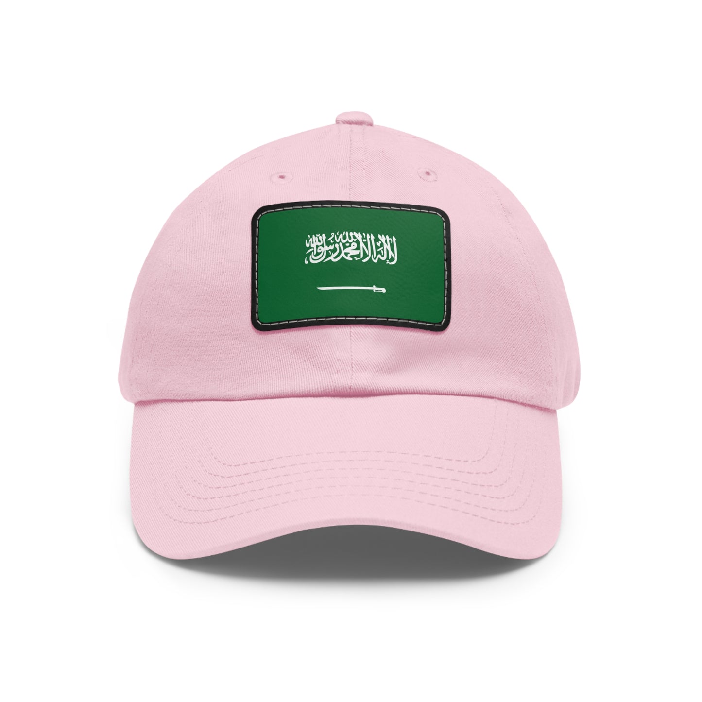 Saudi Arabia Leather Patch Hat