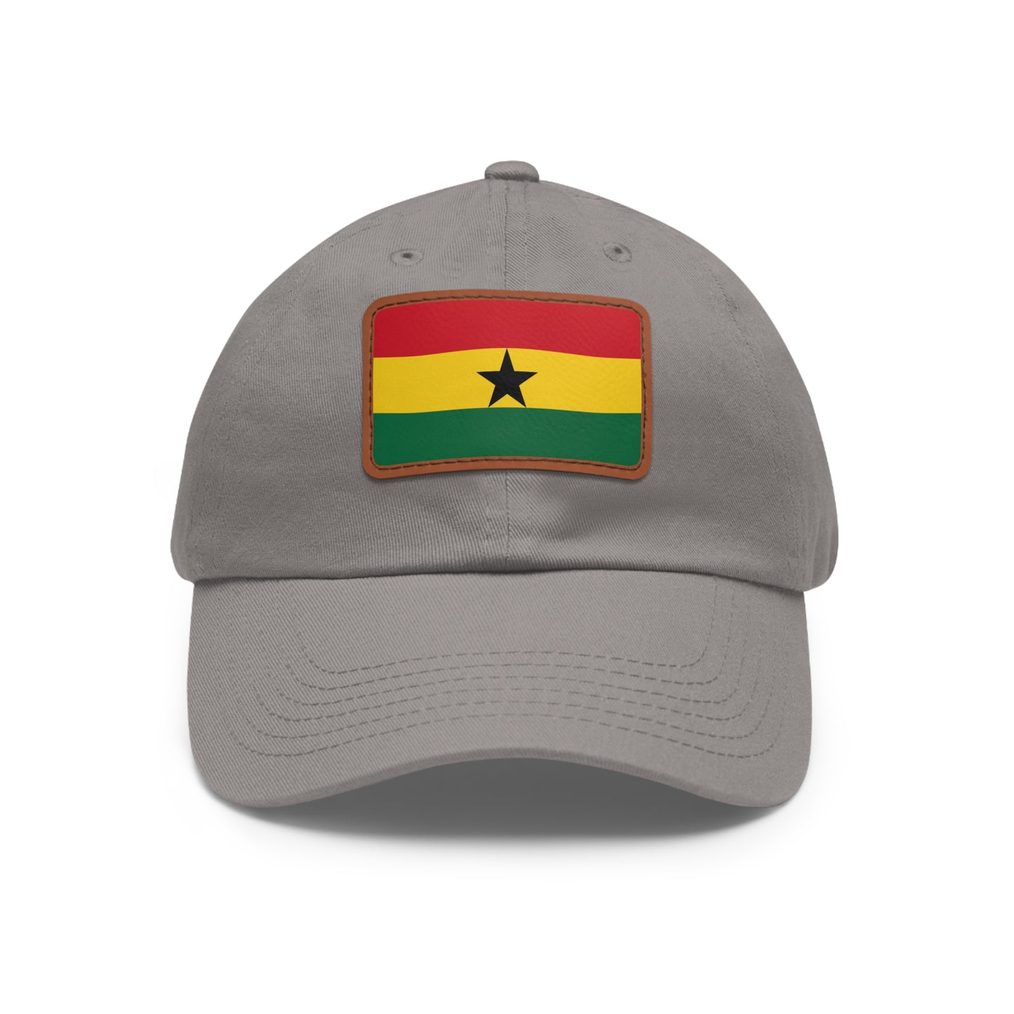 Ghana Leather Patch Hat