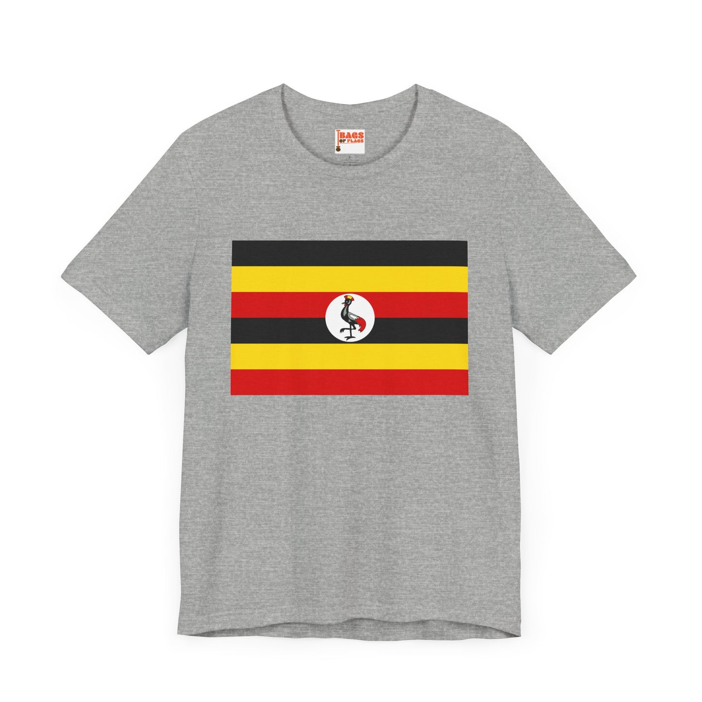 Uganda Flag on T-shirt