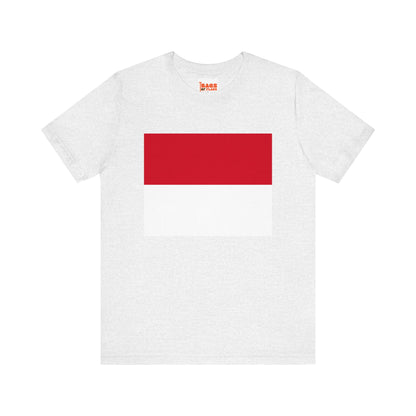 Monaco Flag on T-shirt