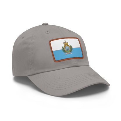 San Marino Leather Patch Hat