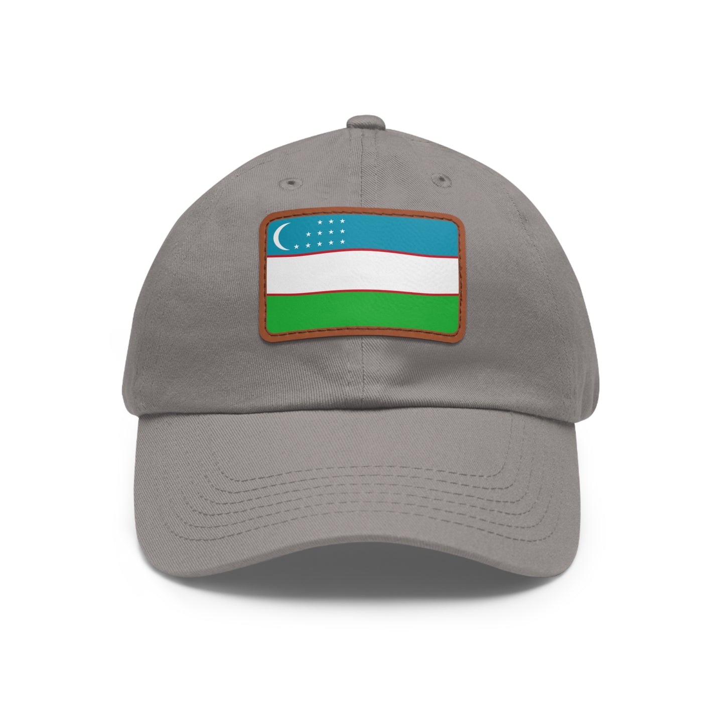 Uzbekistan Leather Patch Hat