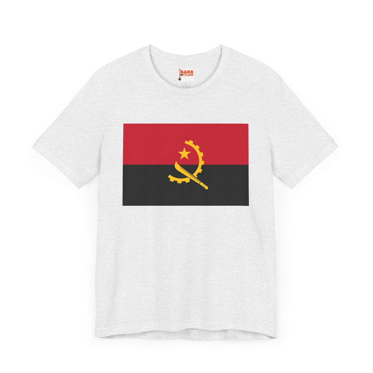 Angola Flag on T-shirt