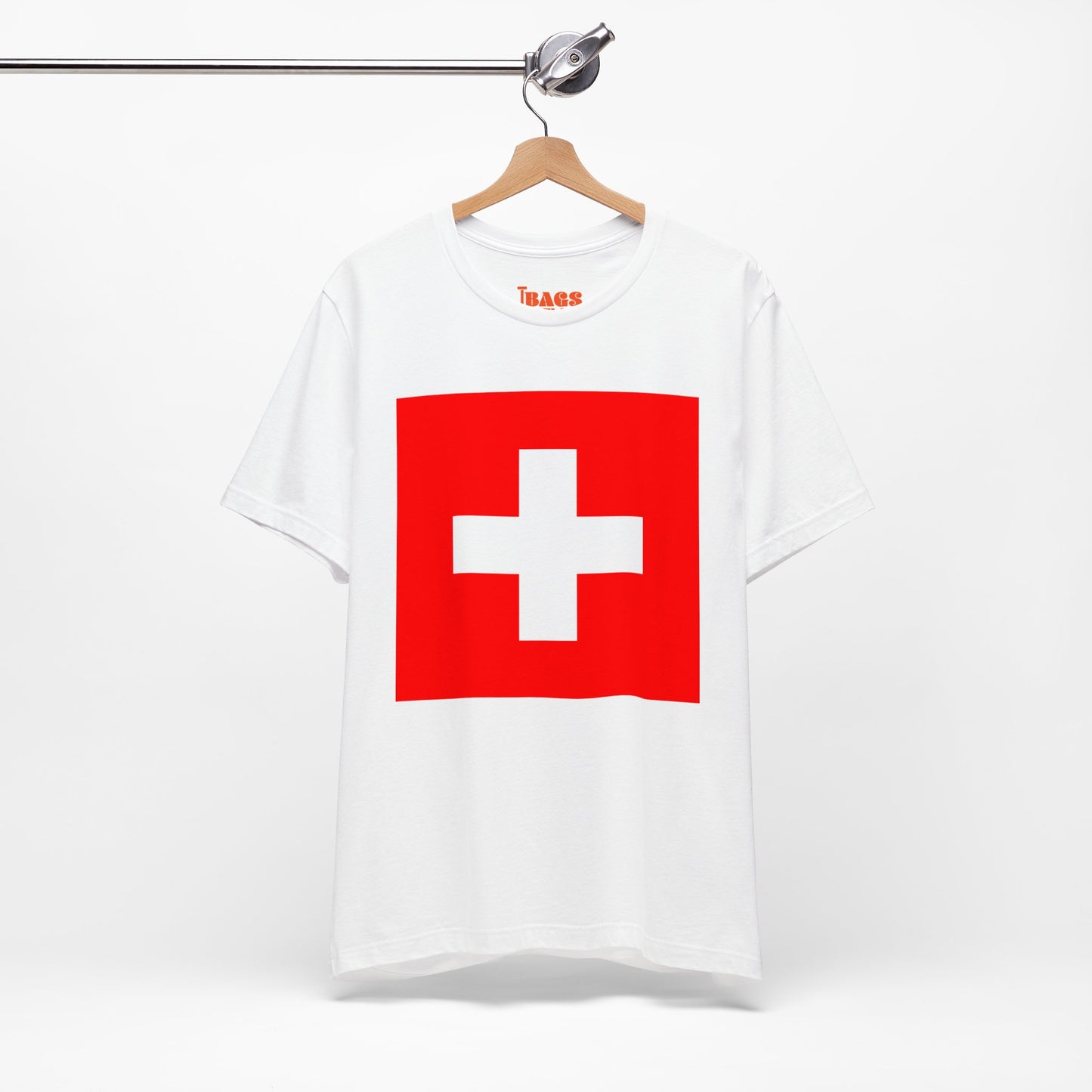 Switzerland Flag on T-shirt